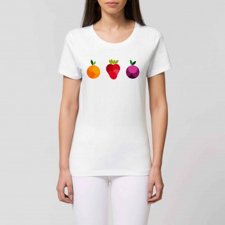 T-Shirt Femme Fruits - 100% BIO