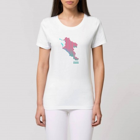 T-Shirt Femme Charente Maritime 17 - 100% BIO