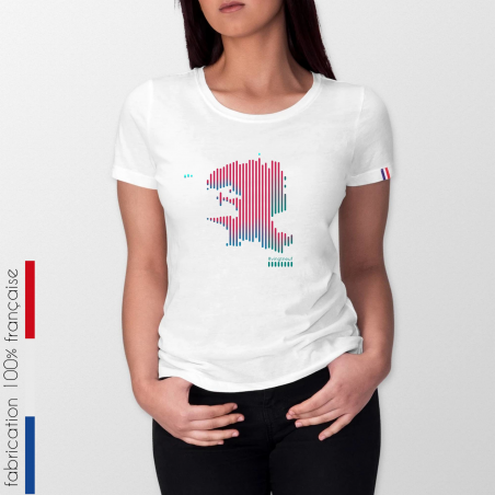 T-Shirt Femme Finistère Bretagne 29 - 100% BIO Made in France