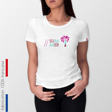 T-Shirt Femme Summer - 100% BIO Made in France