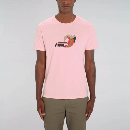 T-Shirt Van Vague Rose - Eco responsable